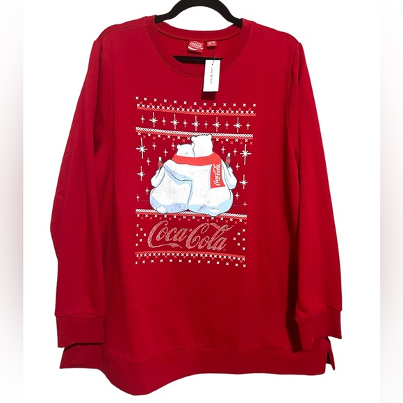 Lane Bryant Coca-Cola Graphic Sweatshirt NWT - Picture 3 of 6